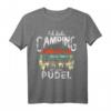 Campen Hund Wohnmobil Ich Liebe Camping Pudel Vintage T-Shirt – Lustiges Camping-Shirt für Hundeliebhaber im Sommerurlaub