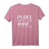 Pudel - Hört aufs Wort lustiges Hundet-Shirt für Hundeliebhaber, Züchter & Hundebesitzer – Perfektes Geschenk für Weihnachten, Geburtstag, Ostern, Vatertag & Muttertag