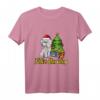 Feliz Navidog Pudel Nikolausmütze Weihnachten T-Shirt - Lustiges Geschenk für Hundeliebhaber & Pudelbesitzer zu Weihnachten