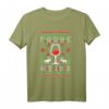 Weihnachten Wein Ugly Christmas T-Shirt - Lustiges Geschenk für Wein- und Weihnachtsliebhaber bei Weihnachtsfeiern