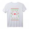 Weihnachten Wein Ugly Christmas T-Shirt - Lustiges Geschenk für Wein- und Weihnachtsliebhaber bei Weihnachtsfeiern