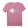 Gegen den Strom schwimmen T-Shirt – Lustiges Anti-Mainstream Design für Männer und Frauen als Geschenk für Freunde und Feierlichkeiten
