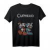 HapFrog Mugman Don't Deal With The Devil Premium T-Shirt - Lustiges Gaming T-Shirt für Jubiläum & Geburtstagsfeier