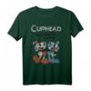 HapFrog Mugman Don't Deal With The Devil Premium T-Shirt - Lustiges Gaming T-Shirt für Jubiläum & Geburtstagsfeier