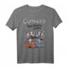 HapFrog Mugman Don't Deal With The Devil Premium T-Shirt - Lustiges Gaming T-Shirt für Jubiläum & Geburtstagsfeier