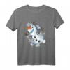 HapFrog Frozen Olaf Snowflakes Langarmshirt – Offiziell lizenziertes Disney Frozen Geschenk