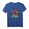 HapFrog T-Shirt mit Megazord Comic Poster - Nostalgisches Retro T-Shirt für Fans der 90er, Cartoon & Popkultur