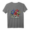 HapFrog T-Shirt mit Megazord Comic Poster - Nostalgisches Retro T-Shirt für Fans der 90er, Cartoon & Popkultur