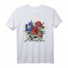 HapFrog T-Shirt mit Megazord Comic Poster - Nostalgisches Retro T-Shirt für Fans der 90er, Cartoon & Popkultur