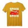 HapFrog Pixar Cars Lightning McQueen Speed T-Shirt - Official Licensed Cars Merchandise für Fans und Motorsport-Liebhaber