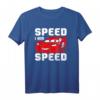 HapFrog Pixar Cars Lightning McQueen Speed T-Shirt - Official Licensed Cars Merchandise für Fans und Motorsport-Liebhaber