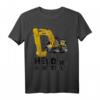 Held Der Baustelle Lustiges Baggerfahrer Bauarbeiter T-Shirt – Perfektes Geschenk für Baggerliebhaber & Hobby Baggerfahrer