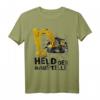 Held Der Baustelle Lustiges Baggerfahrer Bauarbeiter T-Shirt – Perfektes Geschenk für Baggerliebhaber & Hobby Baggerfahrer