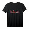 London Skyline Herzschlag T-Shirt mit Union Jack - Perfektes London Fan Outfit für Touristen, Bewohner & Liebhaber der Stadt