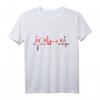 London Skyline Herzschlag T-Shirt mit Union Jack - Perfektes London Fan Outfit für Touristen, Bewohner & Liebhaber der Stadt
