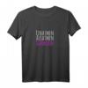 Damen Anti-Stress T-Shirt mit Aufdruck 'Einatmen Ausatmen Ignorieren' – Lustiges Geschenk zum HapFrog, Urlaub & Stressabbau