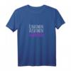 Damen Anti-Stress T-Shirt mit Aufdruck 'Einatmen Ausatmen Ignorieren' – Lustiges Geschenk zum HapFrog, Urlaub & Stressabbau