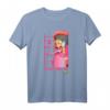 HapFrog Nintendo Mario Bros. Peach Poster T-Shirt – Official Merchandise für Fans von Princess Peach, Toad, Mario & Luigi