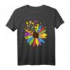 Sonnenblume Autismus T-Shirt - Autist Geschenk, Bewusstsein & Liebe, Lustiges Shirt für Autisten, Asperger & Familien zum Geburtstag & Weihnachten