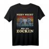 Lustiges Zocken T-Shirt für Herren - Gaming Controller & RPG Design für Gamer, E-Sport & Multiplayer Spaß