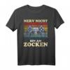 Lustiges Zocken T-Shirt für Herren - Gaming Controller & RPG Design für Gamer, E-Sport & Multiplayer Spaß