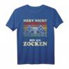 Lustiges Zocken T-Shirt für Herren - Gaming Controller & RPG Design für Gamer, E-Sport & Multiplayer Spaß