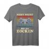 Lustiges Zocken T-Shirt für Herren - Gaming Controller & RPG Design für Gamer, E-Sport & Multiplayer Spaß