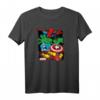 Marvel Spider-Man, Hulk, Captain America, Iron Man Panels T-Shirt - Offiziell lizenzierte Superhelden Bekleidung für Marvel Fans