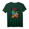 Marvel Spider-Man, Hulk, Captain America, Iron Man Panels T-Shirt - Offiziell lizenzierte Superhelden Bekleidung für Marvel Fans