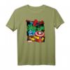 Marvel Spider-Man, Hulk, Captain America, Iron Man Panels T-Shirt - Offiziell lizenzierte Superhelden Bekleidung für Marvel Fans