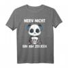 Bin am Zocken Gaming Panda Halbarm T-Shirt - Lustiges Videospiele T-Shirt für LAN Parties & Geschenk für Zocker