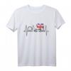 London Skyline Herzschlag UK Flagge T-Shirt – Fanartikel, Souvenir & Geschenk für London-Liebhaber