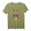 Ostern Hase Leoparden Brille T-Shirt – Lustiges Osterhasen Motiv für Damen & Mädchen, Perfekt als Ostergeschenk & Partyoutfit