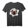 Niedliche Katze zerrissen - Ragdoll Cat T-Shirt für Katzenliebhaber, Familie & Tierfreunde zum Geburtstag, Weihnachten & Katzentag
