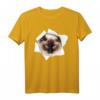 Niedliche Katze zerrissen - Ragdoll Cat T-Shirt für Katzenliebhaber, Familie & Tierfreunde zum Geburtstag, Weihnachten & Katzentag