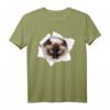 Niedliche Katze zerrissen - Ragdoll Cat T-Shirt für Katzenliebhaber, Familie & Tierfreunde zum Geburtstag, Weihnachten & Katzentag
