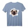 Niedliche Katze zerrissen - Ragdoll Cat T-Shirt für Katzenliebhaber, Familie & Tierfreunde zum Geburtstag, Weihnachten & Katzentag