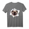 Niedliche Katze zerrissen - Ragdoll Cat T-Shirt für Katzenliebhaber, Familie & Tierfreunde zum Geburtstag, Weihnachten & Katzentag