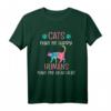 Funny Cats Make Me Happy Humans Make My Head Hurt Cat Kitten T-Shirt – Perfektes Geschenk für Katzenliebhaber, Katzenmamas & Tierfreunde zu Geburtstag, Muttertag & Weihnachten