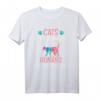 Funny Cats Make Me Happy Humans Make My Head Hurt Cat Kitten T-Shirt – Perfektes Geschenk für Katzenliebhaber, Katzenmamas & Tierfreunde zu Geburtstag, Muttertag & Weihnachten