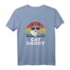 Herren Cat Daddy Vintage Ragdoll Katze Stil Used-Retro T-Shirt – Lustiges Geschenk für Katzenliebhaber, perfekt für Geburtstag, Muttertag & Weihnachten