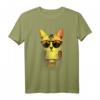 Gangster Street Cat Goldchain Kitty Rapper T-Shirt mit Sonnenbrille – Lustiges Halloween-Katzenkostüm für Katzenfans und Street-Style-Liebhaber