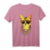 Gangster Street Cat Goldchain Kitty Rapper T-Shirt mit Sonnenbrille – Lustiges Halloween-Katzenkostüm für Katzenfans und Street-Style-Liebhaber