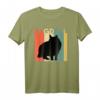 Retro Ragdoll Cat Silhouette Vintage T-Shirt - Perfektes Geschenk für Katzenliebhaber, Tierfreunde & Fans besonderer Katzenrassen