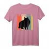 Retro Ragdoll Cat Silhouette Vintage T-Shirt - Perfektes Geschenk für Katzenliebhaber, Tierfreunde & Fans besonderer Katzenrassen
