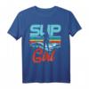 SUP Retro Damen Mädchen Stand Up Paddle T-Shirt - Perfektes Geschenk für Wassersportler, Surfer & Strandliebhaber