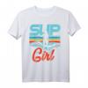 SUP Retro Damen Mädchen Stand Up Paddle T-Shirt - Perfektes Geschenk für Wassersportler, Surfer & Strandliebhaber