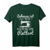 Zuhause ist wo meine Nähmaschine rattert - Lustiges Schneiderin T-Shirt für Näh- und Bastelliebhaber