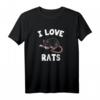 Ich Liebe Ratten Shirt – Süßes und lustiges Ratten T-Shirt für Damen, Herren & Kinder