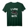 Ich Liebe Ratten Shirt – Süßes und lustiges Ratten T-Shirt für Damen, Herren & Kinder